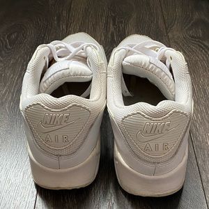 White Nike Air Max 90s - size 10.5